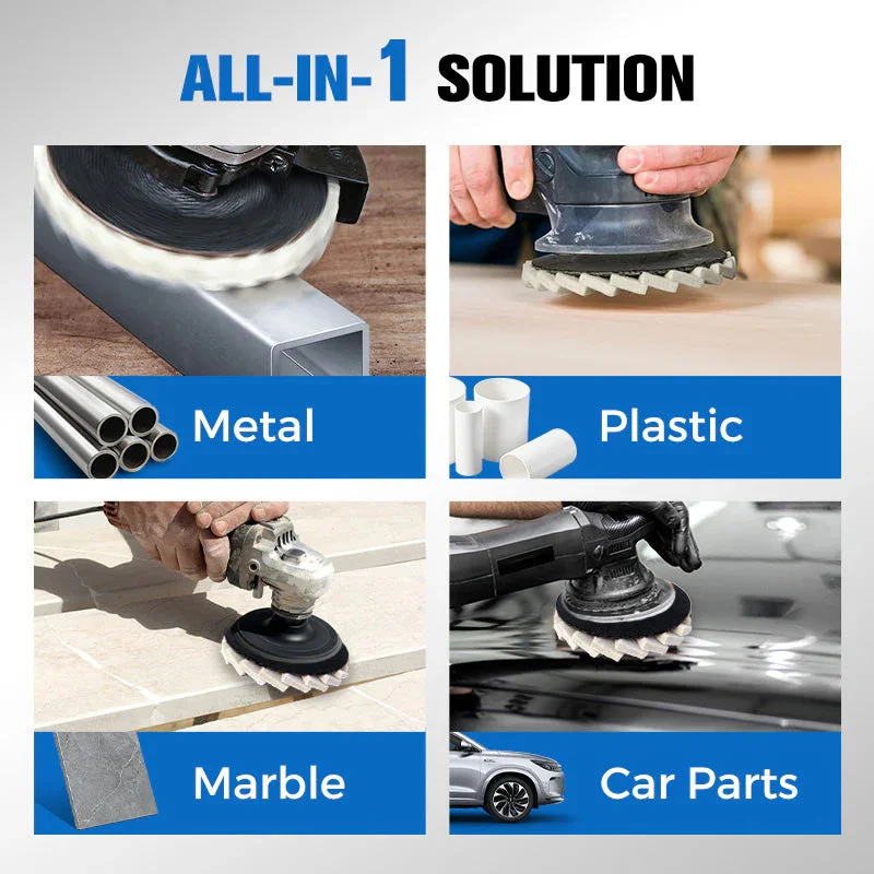 1pcs Wool Felt Flap Discs Polishing Wheel 115mm/125mm Buffing Pads Angle Grinder Polishing Disc For Metal Glass Marble Ceramics