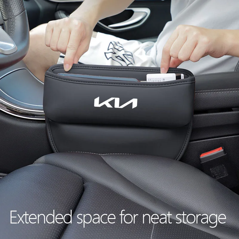 Car Seat Gap Organizer Box Leak proof Storage Bag For KIA Ceed Sportage
