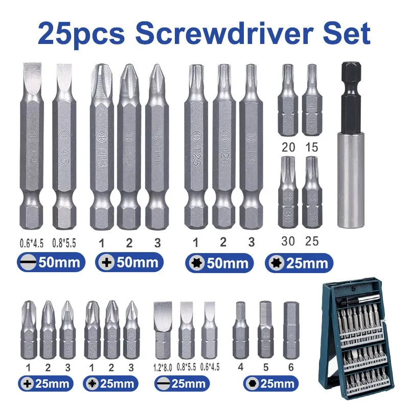 25pcs Screwdriver