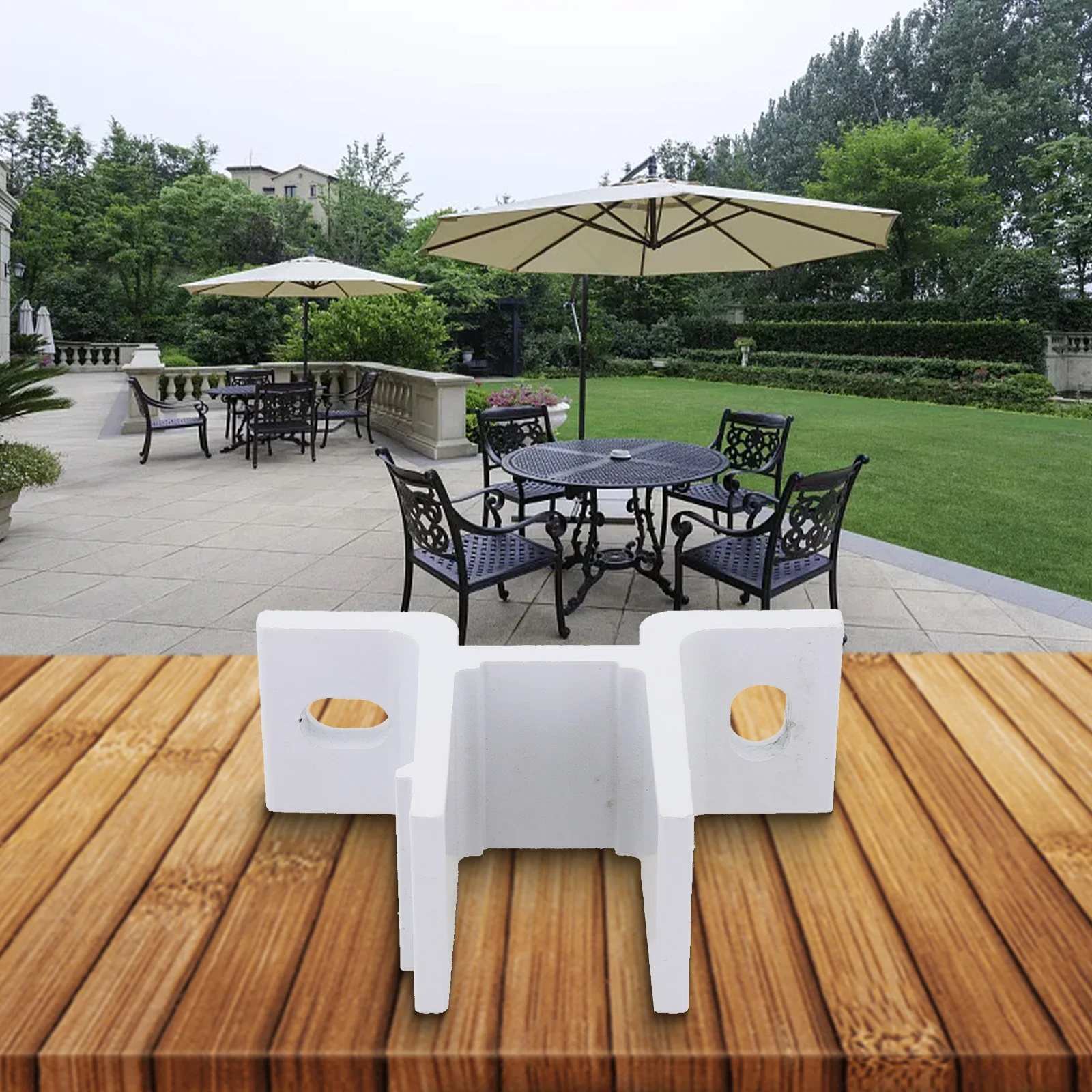 

1 Pcs White Replacement Spare Parts Wall Mounting Bracket For Retractable Awnings Sunshade And Rain Shelter Accessories