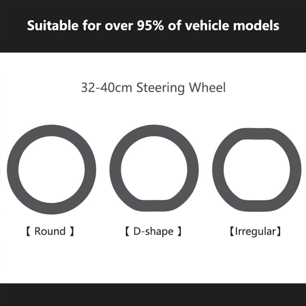 Car Decoration DIY Accessories Silicone Steering Wheel Cover Summer Universal Elastic Glove Cover Soft Texture