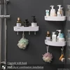 MENGNI Bathroom corner shelves Kitchen Storage organization rack Wall Mounted Shampoo Shower shelf Bathroom Accessories set 3