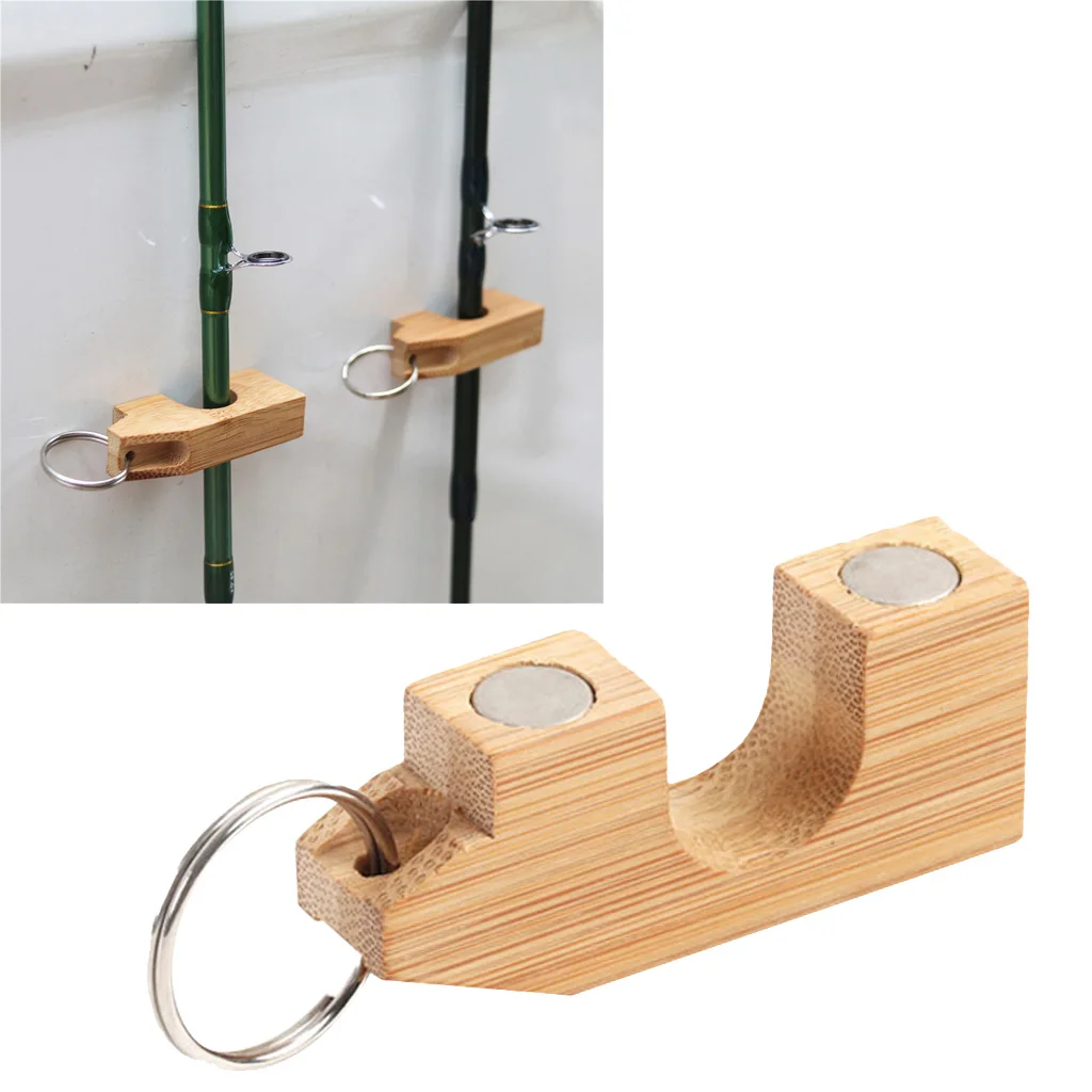 Mini Magnetic Fly Fishing Rod Holder Stand Fishing Rod Keeper Car Rack Tools Accessories