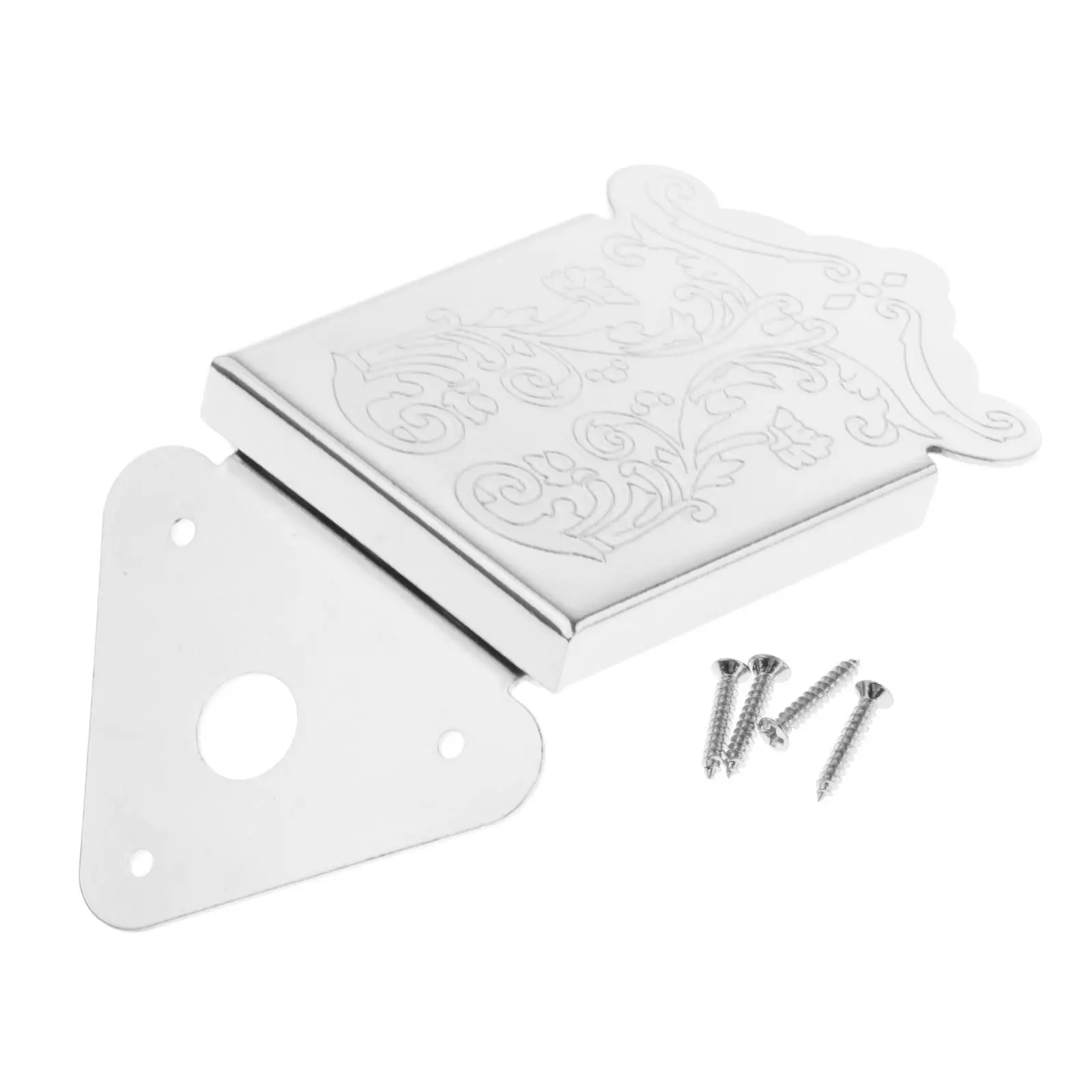 Mandolin Tailpiece Parts Replacement with Screws for 8 String Mandolin Guitar Tailpiece