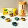 1pack=3pcs Demon I'm Pineapple Pie / I'm Egg Yolk pie Cushion Puff BB Cream Sponge Puff Soft Double-Sided Use Makeup Tool 3pcs 4