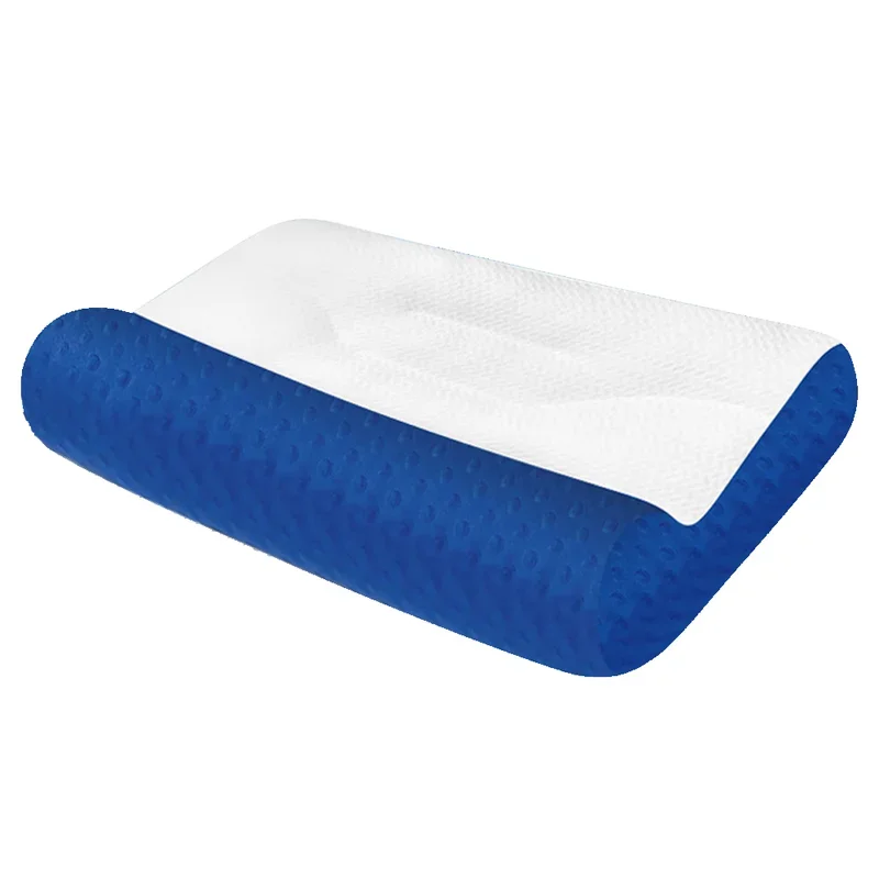 Cervical Memory Foam Pillow, Ergonomic Goose Down Pillow, Sleep Enhancing Cervical Support Comfort Goose Down Enhancing