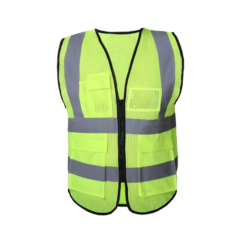 Y1UB Reflective Vest Accident Vest High Visibility Reflective Safety Vest for Adults