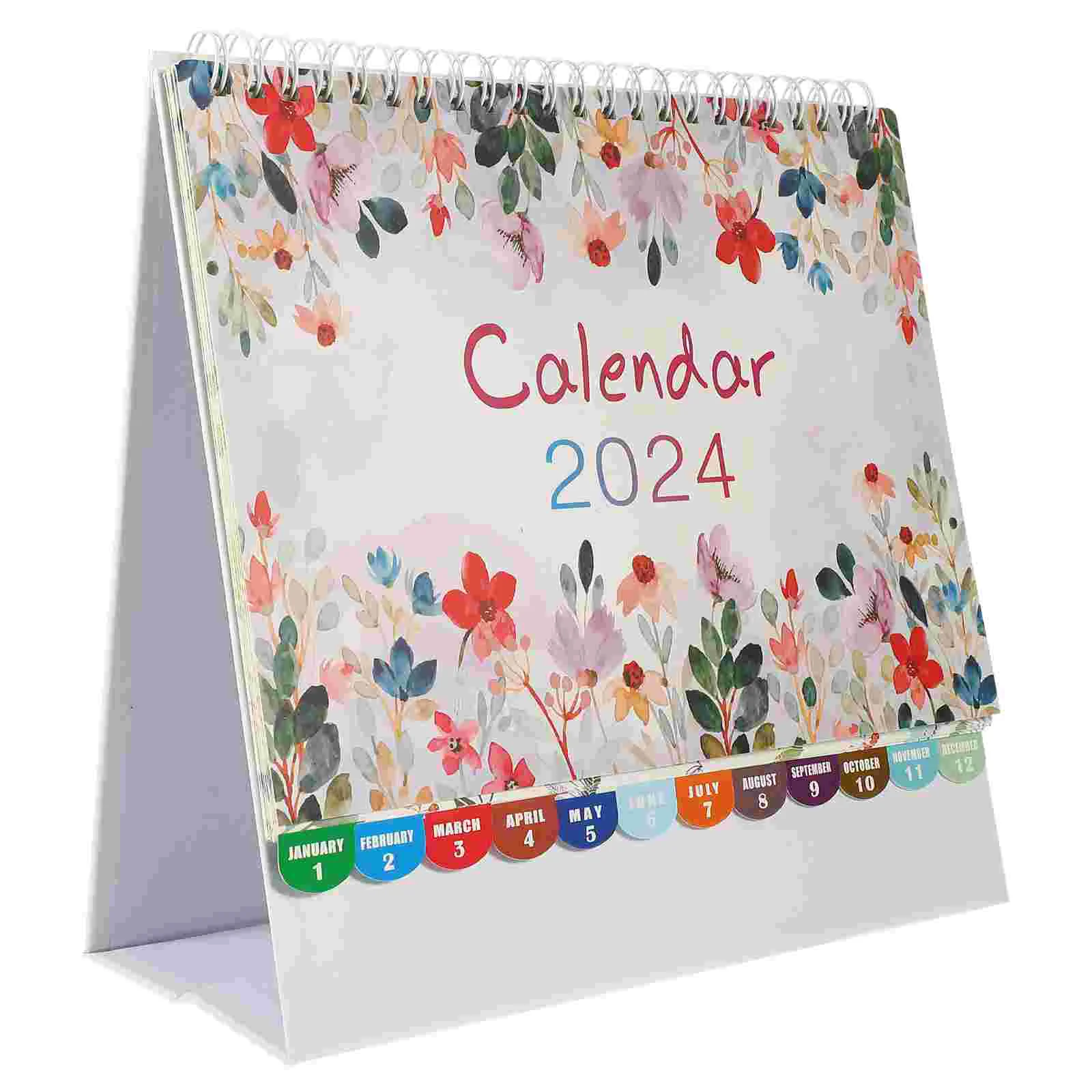 

Office Calendar Household Desk Calendar Daily Use Monthly Decorative Standing Calendar Office Accessory (American Version)