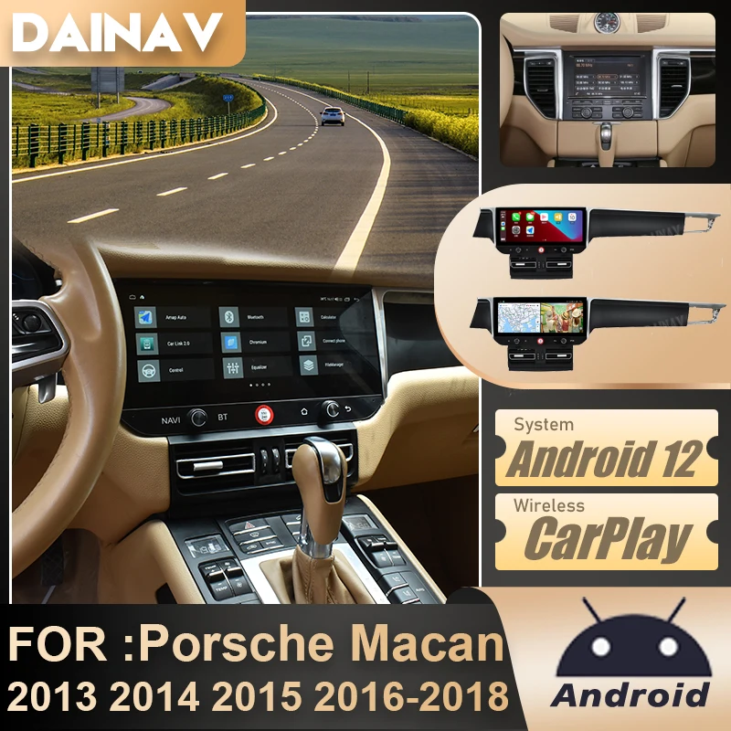 

New Upgrade Car Radio Head Unit For Porsche Macan 2013-2018 Vertical Screen Android Auto HD LCD Touch Screen Multimedia player
