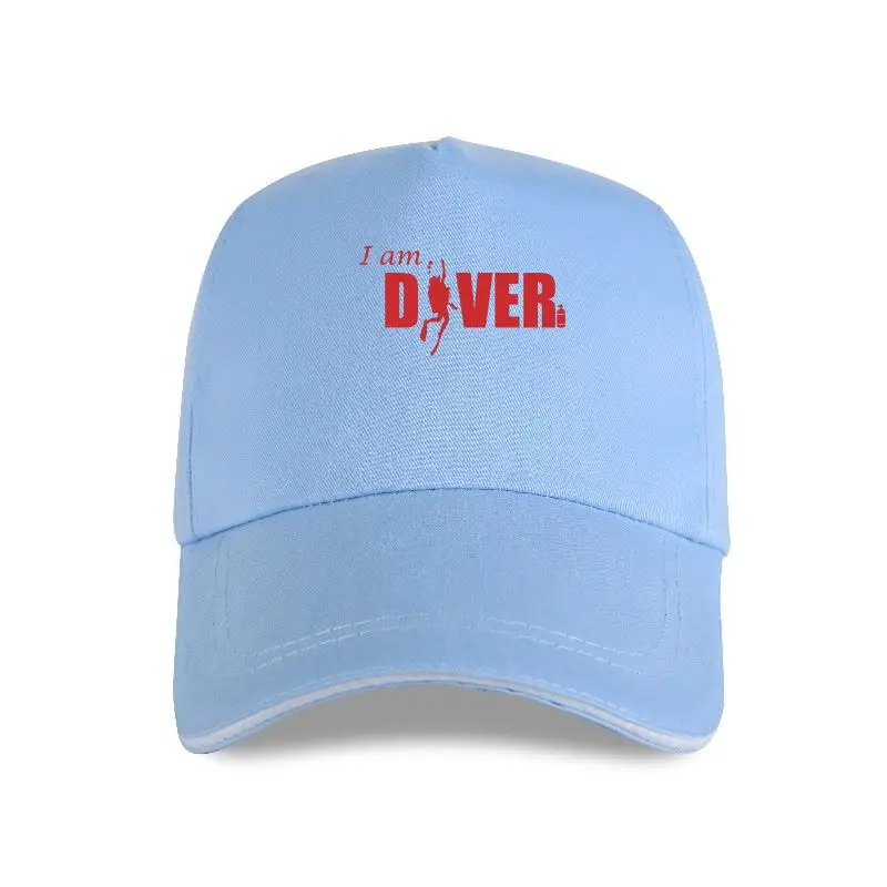 Крутая женская летняя стильная бейсболка I am Diver Хлопковые женские топы для