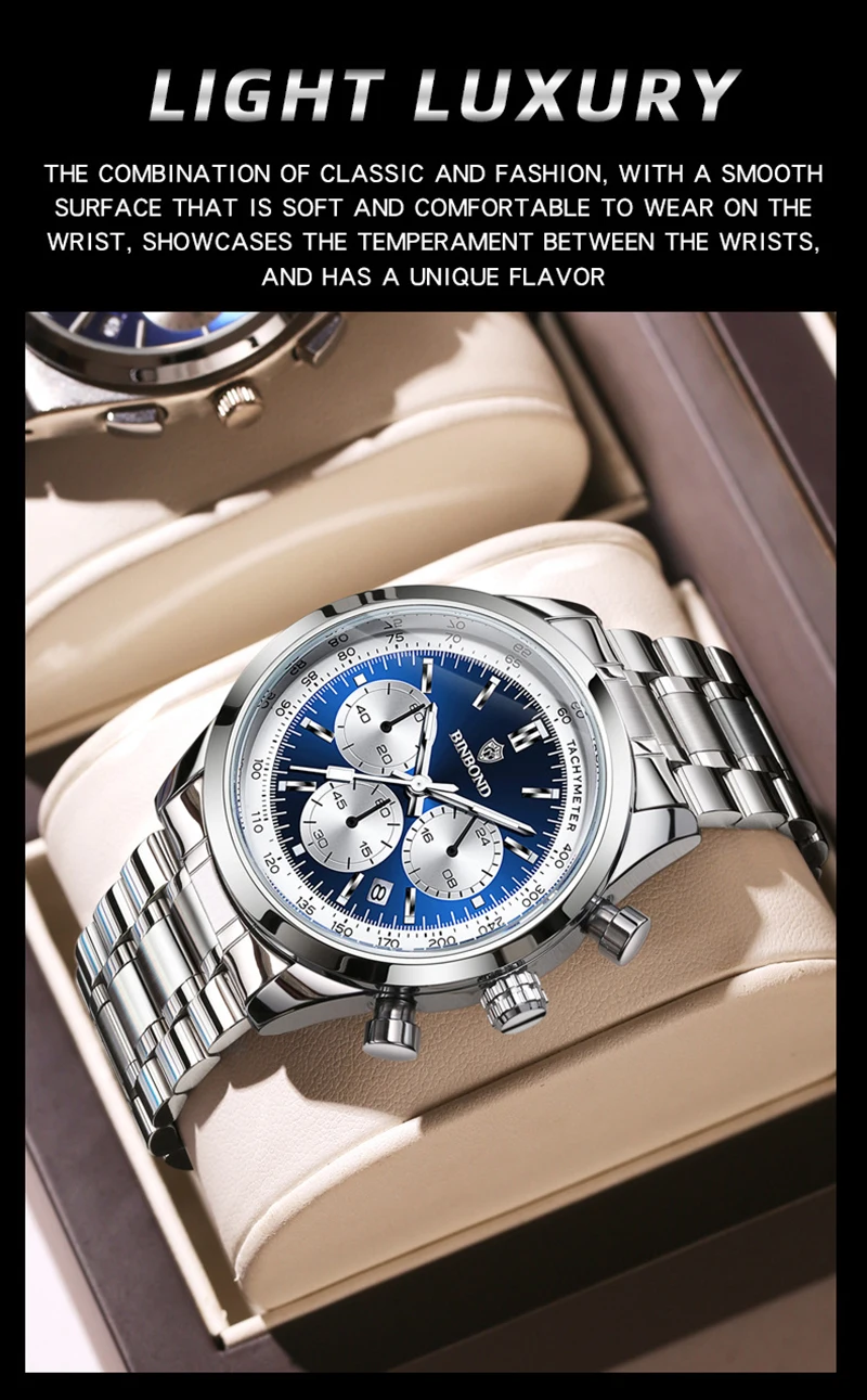 BINBOND V0065 Men's Watch description image 15