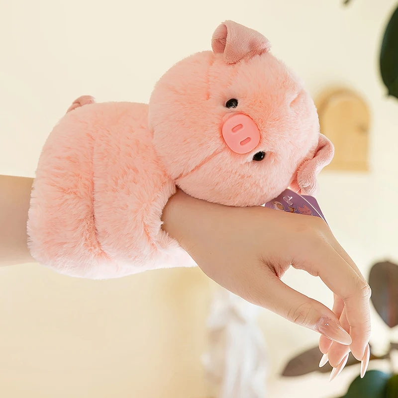 thumbnail image 1 of Baby Raccoon Koala Pop Ring Plush Toy Capibala Doll Pat Bracelet Birthday Gift Children, 1 of 5