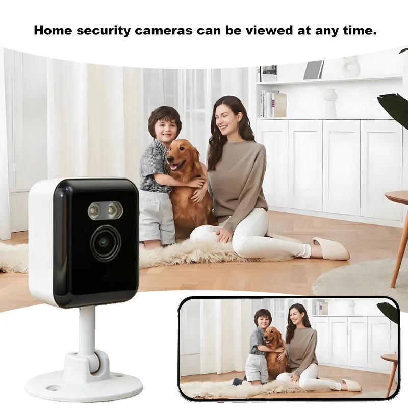 2MP HD Wifi Security Camera Mini Indoor Home Surveillance Camera Night Vision Two Ways Audio Human Detection 2.4G IP CAM 3