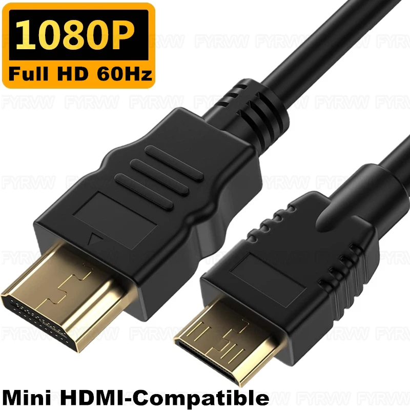 4K HDTV-미니 HDMI 호환 케이블 Hero Raspberry Pi 캠코더 카메라 용 양방향 4K60Hz 미니 HDMI 호환 코드