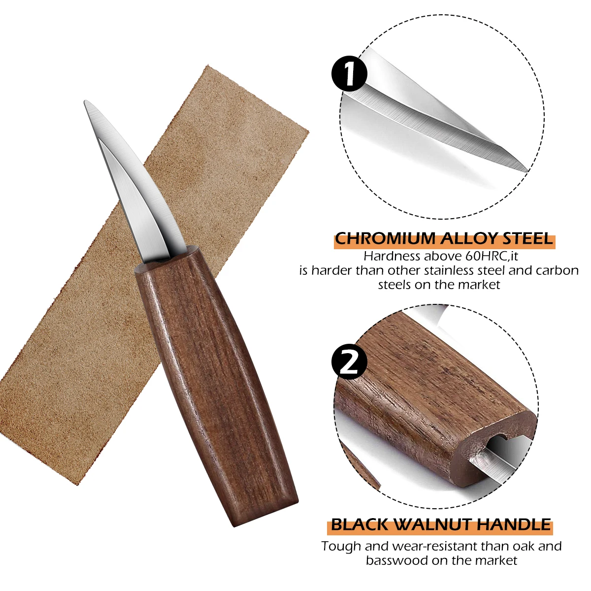 Wood carving chisels Chisel Carving Knife Woodcut DIY Hand Wood Carving Tools Woodcarving Cutter Knives Peeling Woodworking Spoon Hand Tools Worker