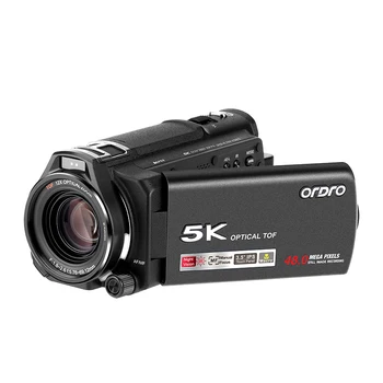ORDRO XV80 Fotocamera per streaming live 4K Zoom ottico 12X Videocamera digitale Vlog Video Fotografia Camara