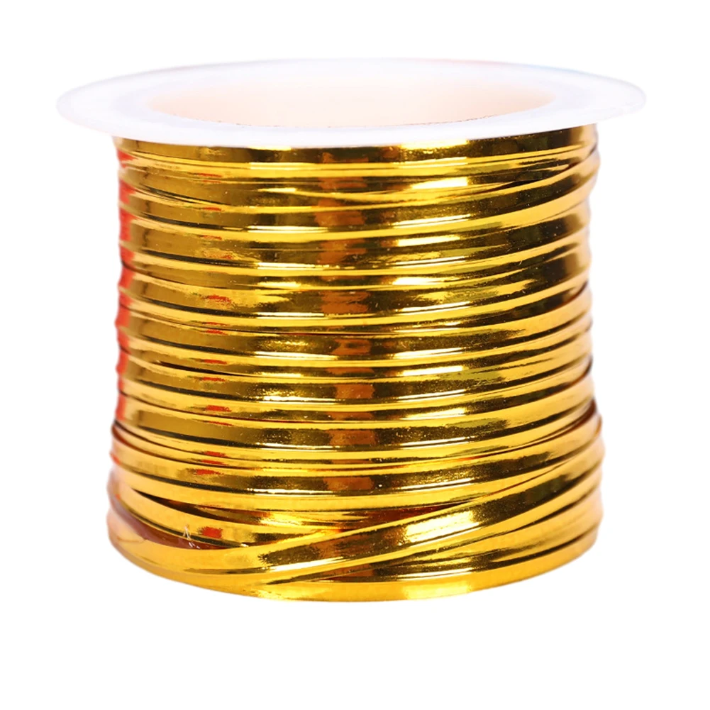

Multicolor TwistWire Tie Food Bread Bag Sealing Tying Twine PET+Metal Material 4mm x 15m Gold/Silver/Red/Green/Blue/Rose Red