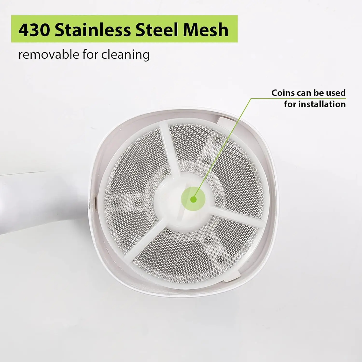 Hand-held Electric Powder Sieve Baking Tool Stainless Steel Inner Core Filter Sugar