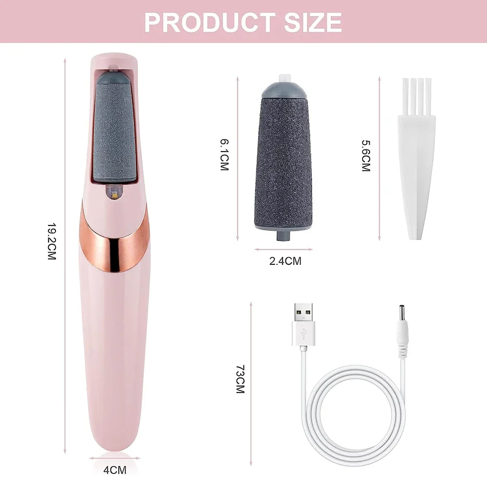 Electric Foot Callus Remover Electric Foot Callus Remover Rechargeable Scrubber Grinder Professional Pedicure Feet Care