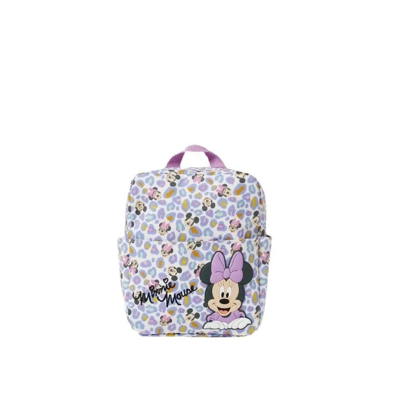 

Cartoon Minnie Mouse Backpack for Kids Kindergarten Baby Cute School Bag Outdoor Travel Shoulder Bag for Primary School Students
