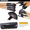 Gift Bag Of  24 pcs Makeup Brush Sets Professional Cosmetics Brushes Eyebrow Powder Foundation Shadows Pinceaux Make Up Tools 5