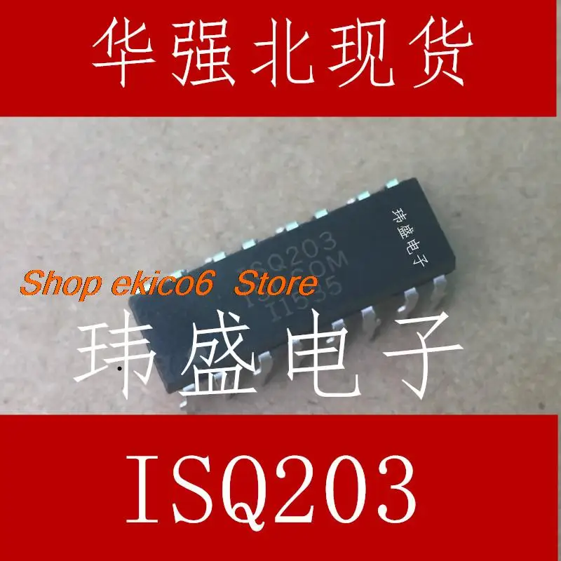 

Оригинальный запас ISQ203 DIP16 ISOCOM IC, 10 шт.