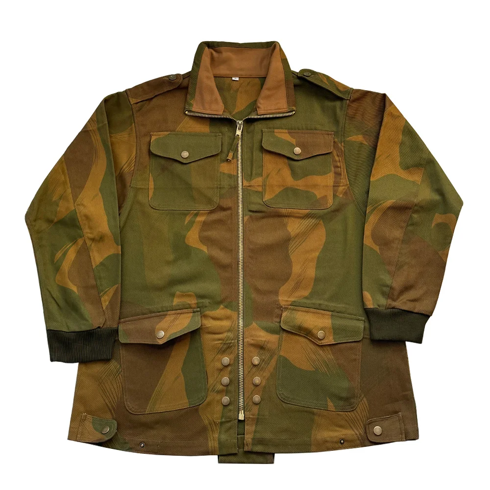 Denison Smock UK Army Retro WW2 Uniform Windbreaker Camo Jacket Outdoor Cloth Waterproof High Quality 4