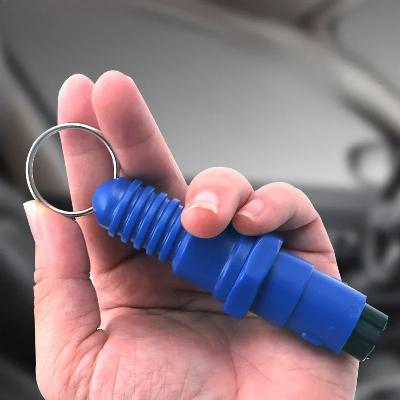 

Car Safety Hammer Auto Emergency Glass Window Breaker Seat Belt Cutter Keychain Emergency Life-Saving Escape Tool Key Ring Tool