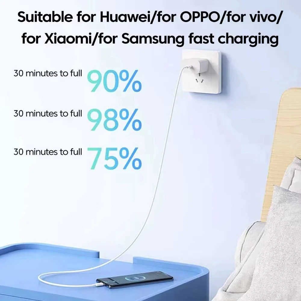 NNBILI 4개입 120W USBC 휴대폰 케이블 (화웨이 아이폰 16 15 17 Pro 고속 충전 타입-C 충전 케이블 USB C to 타입 C 데이터 케이블 1M)