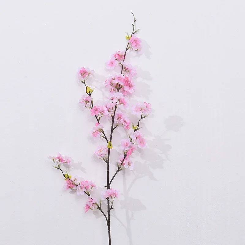 Composizione di fiori artificiali di ciliegio in piccolo vaso ovale - – Bloom Floret