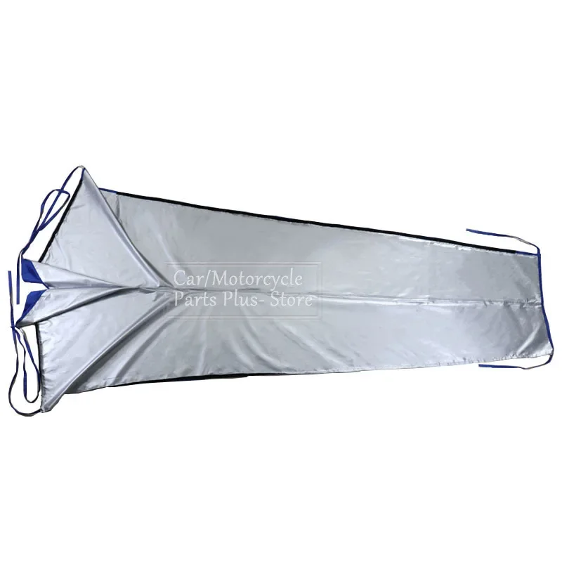 Waterproof Mainsail Boom Cover 2.45m-3.96m 420D Boat Cover Anti UV Windproof Sunshade Sail Blue Anti Scratch Dustproof boat cover,fishing boat cover