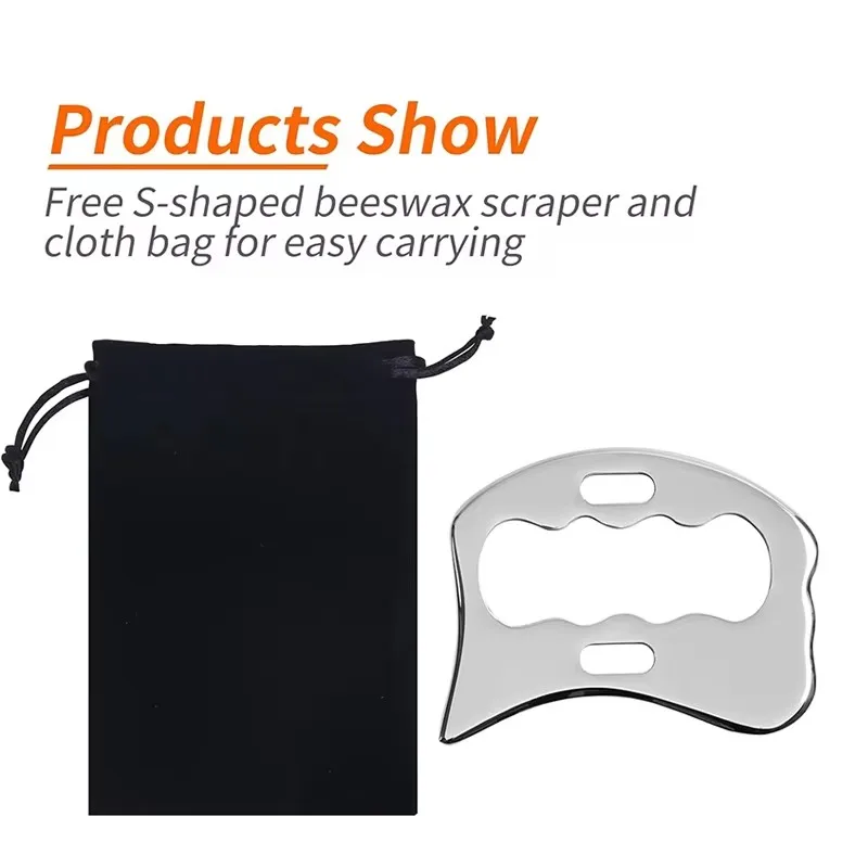 Stainless Steel Gua Sha Scraping Massage Tool  Physical Therapy Stuff Scraping Board For Back Legs Arms Neck Shoulder Massage