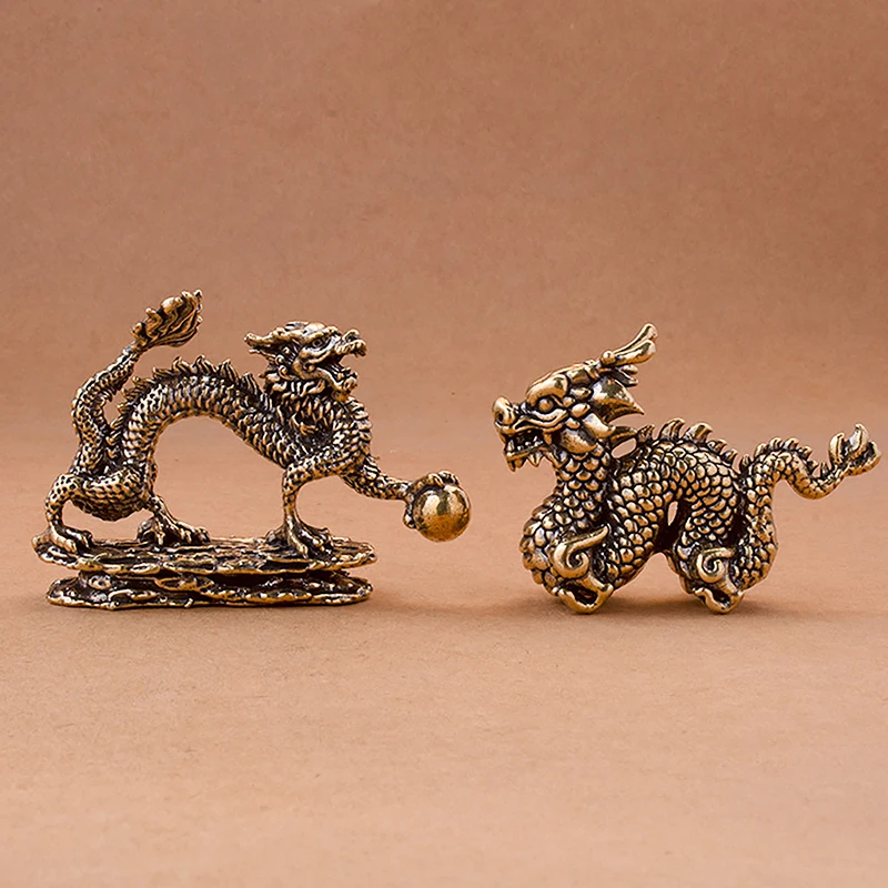 

Antique Dragon Carving Ornaments Ornaments Auspicious Dragon Play Beads Creative Home Office Ornaments Handicraft Collection