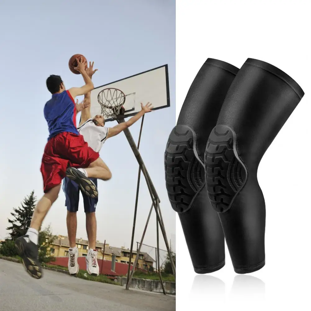 

Динамический компрессионный наколенник дышащий баскетбольный наколенник с сотовой защитой спортивный безопасный наколенник для спортсменов