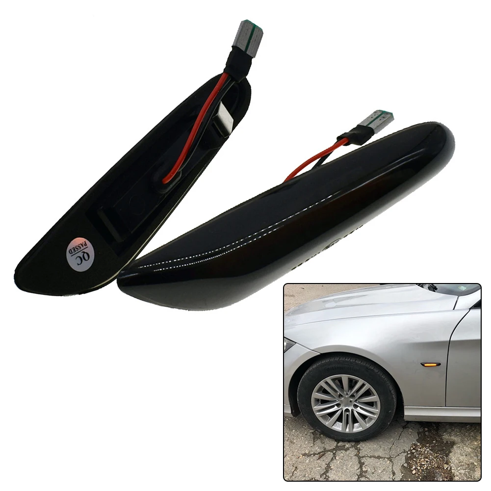 Direct Fit Replacement Sequential Side Marker Lights For BMW E60 E61 E82 E88 E90 E91 E92 E93