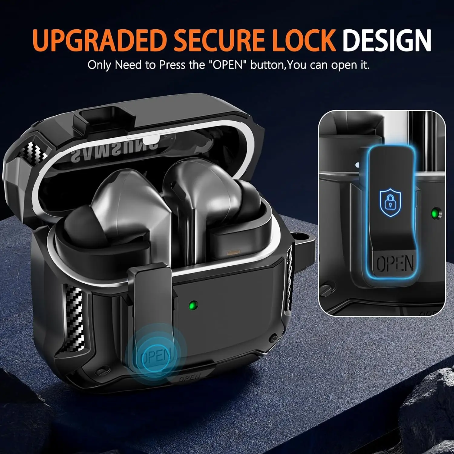 Secure Lock Clip Protective Case