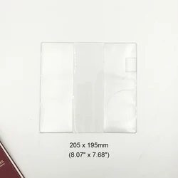 Transparent PVC Protective Cover for Weekly Planner or Notebook Journals (Weeks Cover)