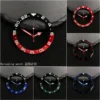 NH35 38mm bezel insert red Hands Watch Hands Blue Green Luminous Red Green Blue Hands For NH35/36/4R/7S Movement Watches Parts