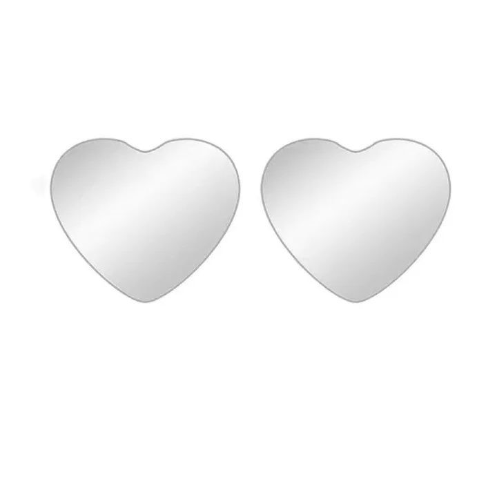 Two-Pack 360° Adjustable HD Frameless Wide Angle Blind Spot Mirrors