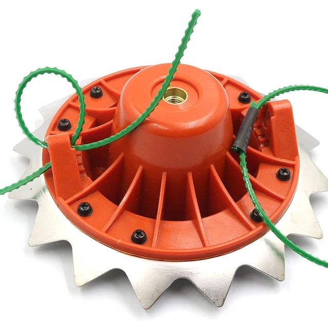 1Db Acél Fű Karom Trimmer Fej Fűnyíró Sodrott Huzalkerék Gyomnövény Vágóvágó Kerti Gyeptel Felszerelt Szerszám Kiegészítők - Image 2