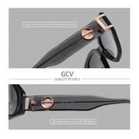 GCV модные брендовые авангардные ацетатные внешние виды, патентный дизайн, женские солнцезащитные очки GM «кошачий глаз», поляризационная защита от света и ультрафиолета — изображение 3