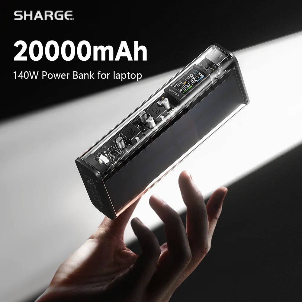 SHARGEEK 140 Power Bank 20000mAh 140W Portable Charger