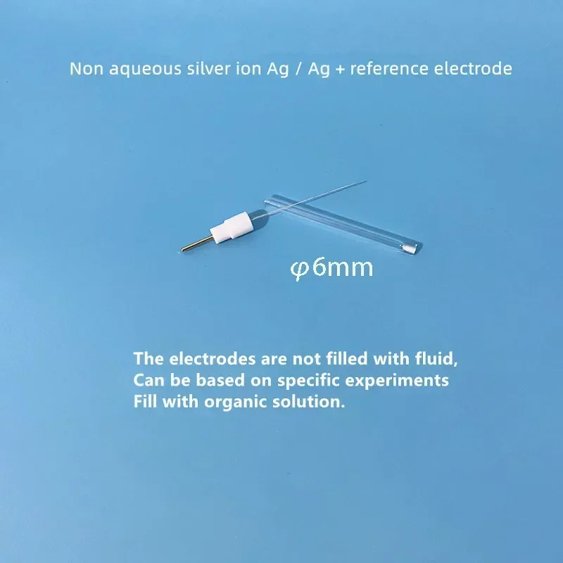 Ag/Ag+silver ion reference electrode for laboratory use