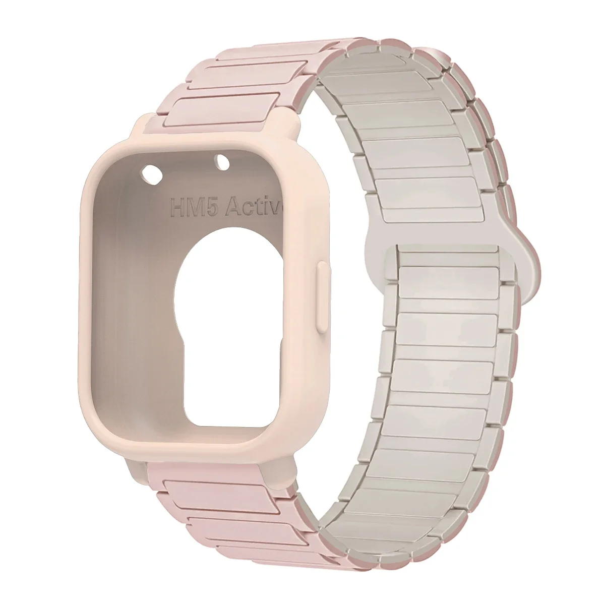 Enhanced Protective Case with Silicone Strap and Magnetic Sports Bands - Full Cover Screen TPU Soft Shell