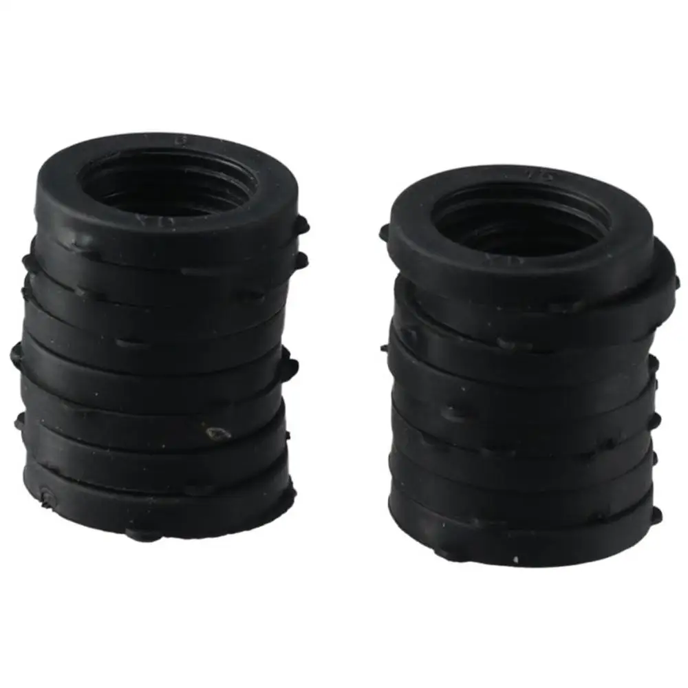 

20pcs Black Nylon Washer Durable Round Plastic Flat Washers Plastic Spacer Gasket Water Hose