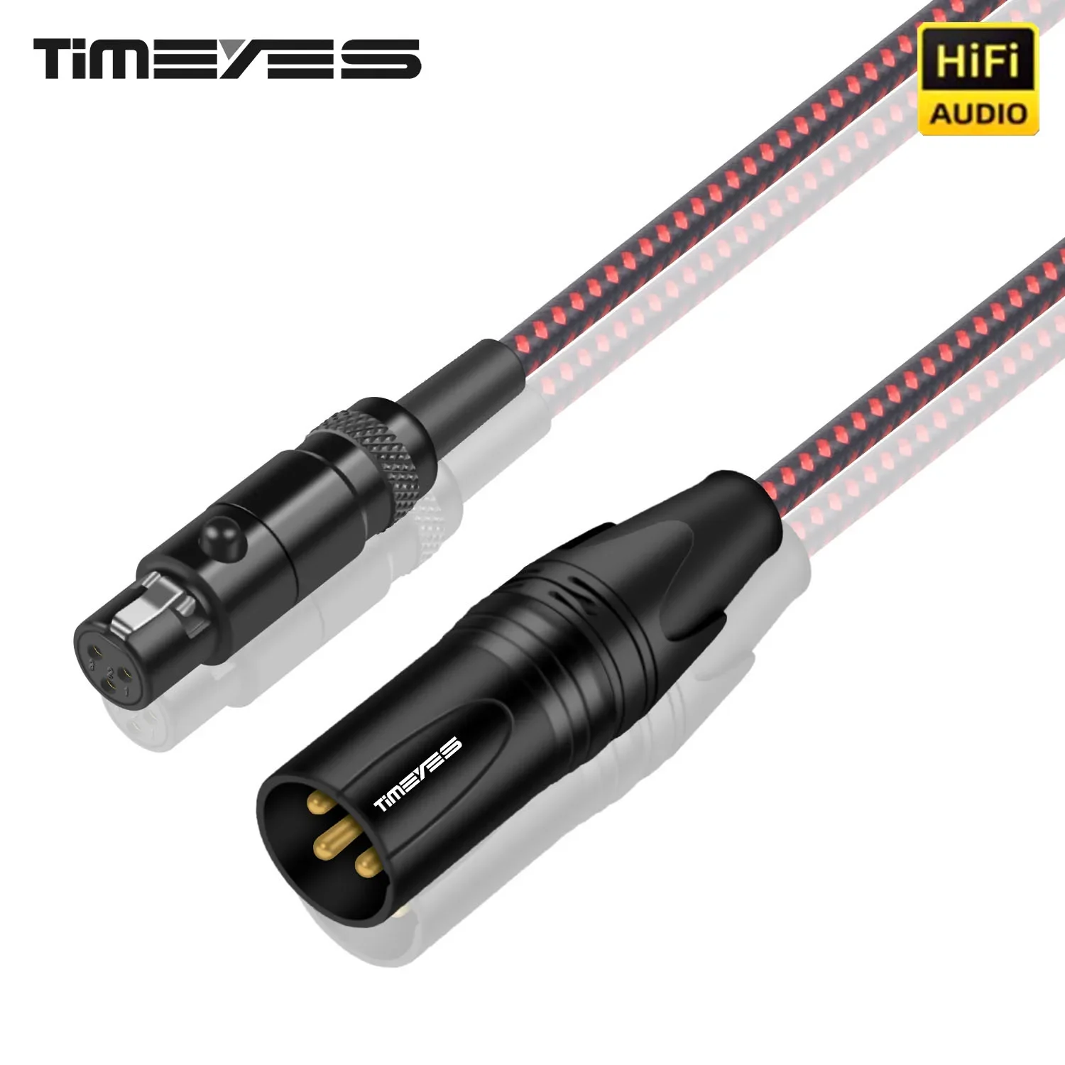 Cavo Adattatore Xlr Maschio A Mini Xlr Femmina Cavo Audio Xlr A 3 Pin Maschio A Mini Femmina Per Telecamera Bmpcc 4K Video Assist 4K Sharp 8K