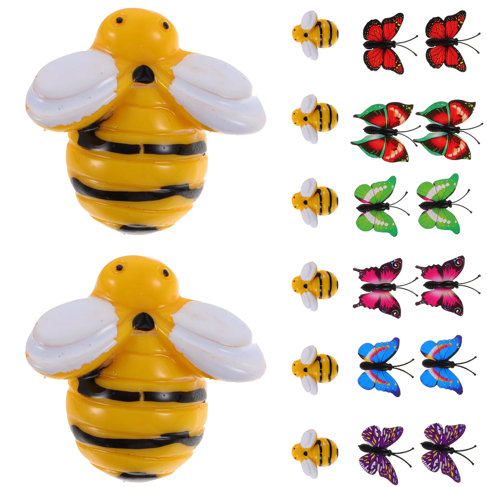 

40 шт. милые кнопочные штанги, милые кнопочные штанги в форме пчелы, бабочки, маленькие кнопочные штанги, Декор