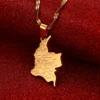 Colombia Pendant Chain for Women Girls Stainless Steel Country Map Jewelry Colombia 1