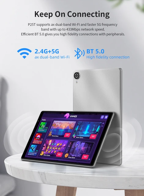 P25T Androidタブレット 本体 ブルー Teclast tPad p25t 青色 箱付き