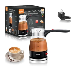 Electric Coffee Maker - Glass Pot for Mocha, Turkish, and Greek Coffee, Perfect for Home or Office